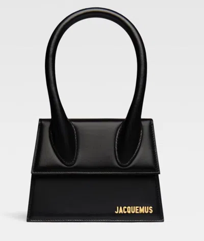 Shop Jacquemus "le Chiquito Moyen" Tote Bag In Black
