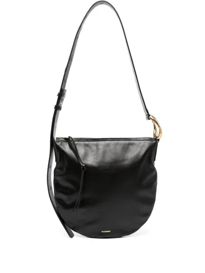 Shop Jil Sander 'moon' Bag In Black