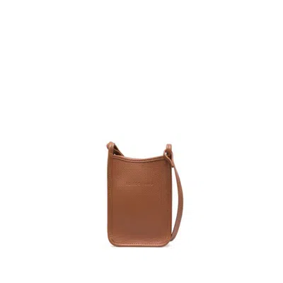 Shop Longchamp Small Leather Goods In Brown