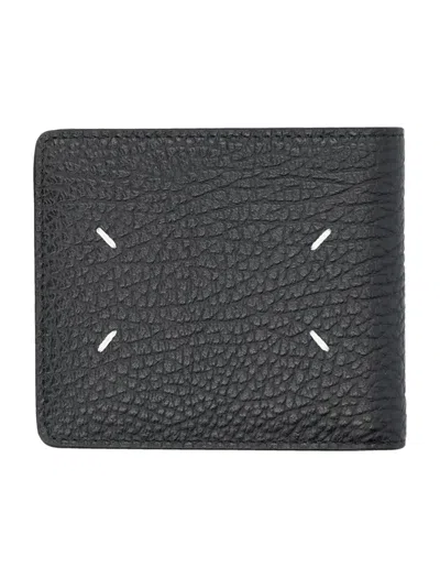 Shop Maison Margiela Four Stitches Cardholder In Black