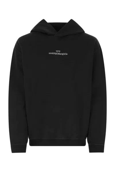 Shop Maison Margiela Sweatshirts In Black