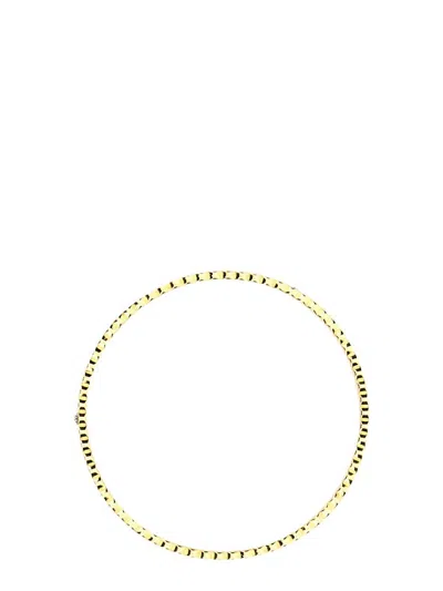 Shop Marc Jacobs The Medallion Bracelet With Logo In Black