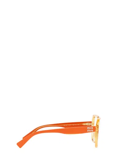 Shop Miu Miu Eyewear Eyeglasses In Orange