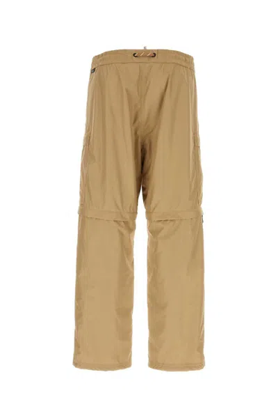 Shop Moncler Pants In Beige O Tan