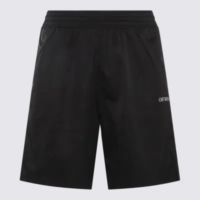 Off-white Nylon Swim Shorts In Black