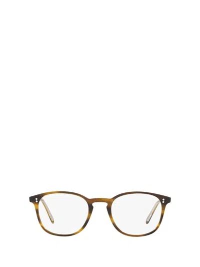 Shop Oliver Peoples Eyeglasses In Semi Matte Moss Tortoise