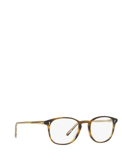 Shop Oliver Peoples Eyeglasses In Semi Matte Moss Tortoise