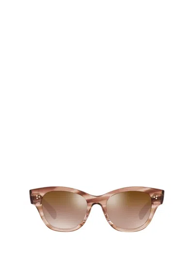 Shop Oliver Peoples Sunglasses In Washed Sunstone
