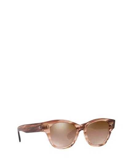 Shop Oliver Peoples Sunglasses In Washed Sunstone