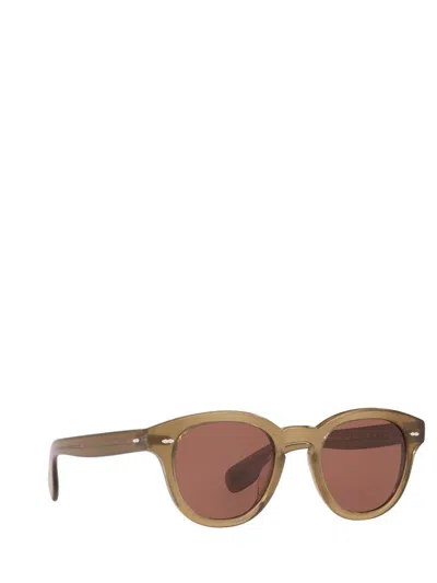 Shop Oliver Peoples Sunglasses In Dusty Olive