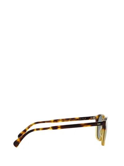 Shop Oliver Peoples Sunglasses In Vintage Brown Tortoise Grad