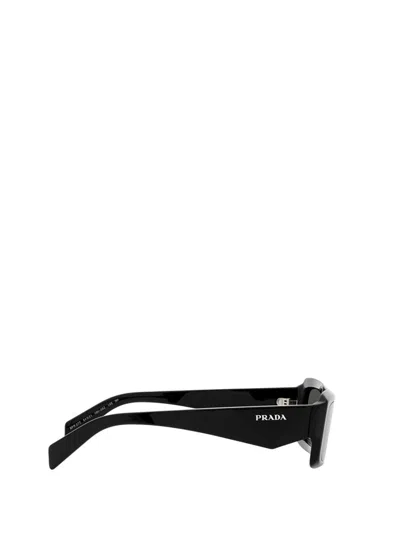 Prada Pr 06ys Rectangle Frame Sunglasses In Black