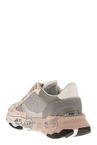 Shop Premiata Buffly 6539 - Sneakers In Pink/grey