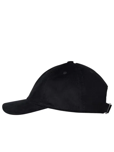 Shop Saint Laurent Black Velvet Hat