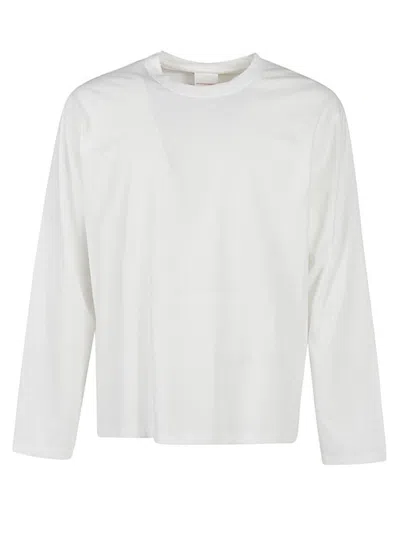 Shop Stockholm Surfboard Club Organic Cotton Long-sleeve T-shirt In White