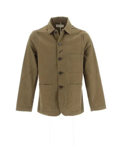 Shop Universal Works Jackets In Olive