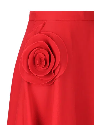 Shop Valentino Garavani Skirts In Red
