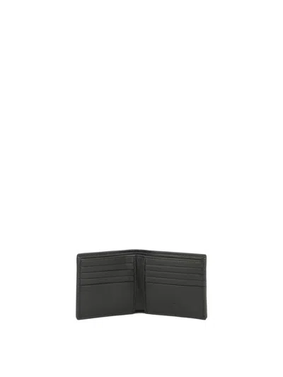 Shop Valentino Garavani Wallet In Toile Iconographe Technical Fabric In Black