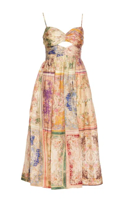 Shop Zimmermann Dresses In Multicolour