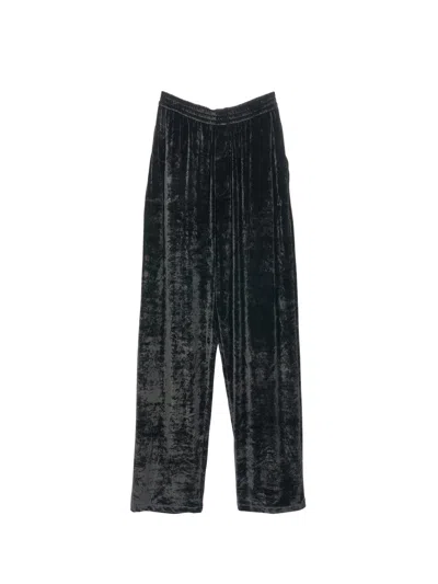 Shop Balenciaga Black Baggy Trousers