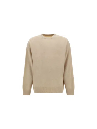 Shop Balenciaga Sweater In Beige
