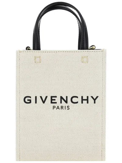 Shop Givenchy G-tote Bag In Beige/black