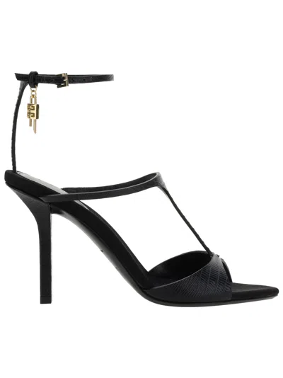Shop Givenchy G Lock Sandals In Black