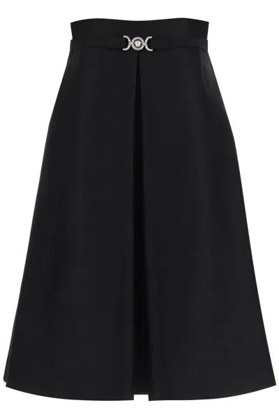 Shop Versace Sleeveless Dress In Black