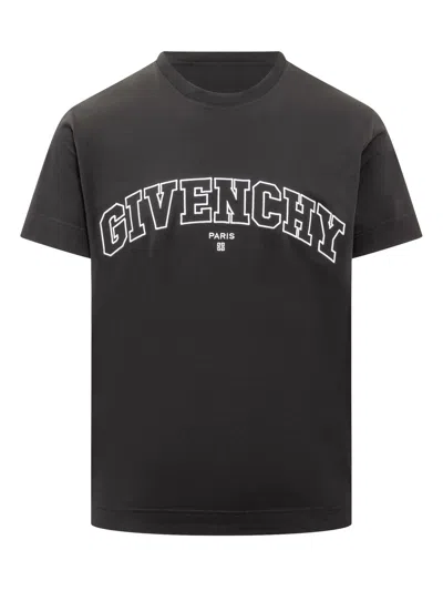 Shop Givenchy College T-shirt In Black