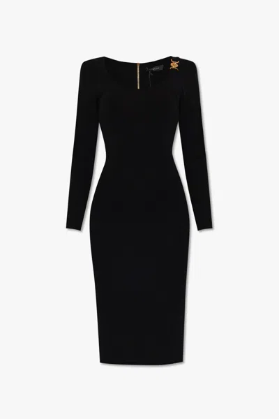Shop Versace Dress With Medusa Head In Default Title