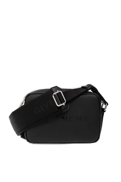 Shop Givenchy Black Canvas G-essentials Crossbody Bag In Default Title