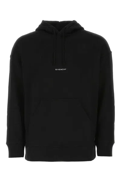 Shop Givenchy Slim Fit Hoodie In Nero