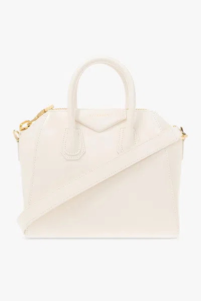 Shop Givenchy Antigona Mini Handbag In White