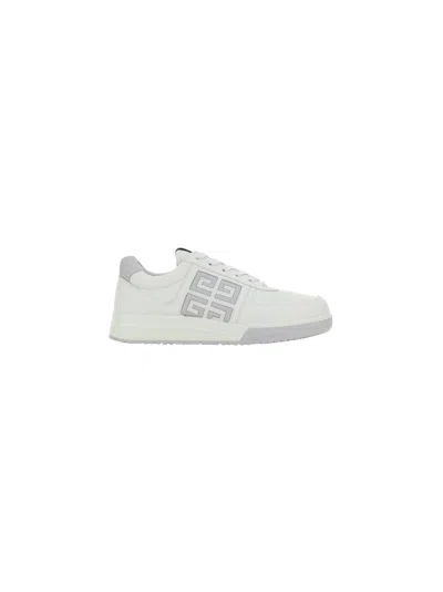 Shop Givenchy G4 Sneakers In White/grey