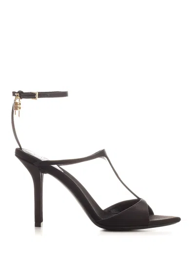 Shop Givenchy G Lock Sandals In Black