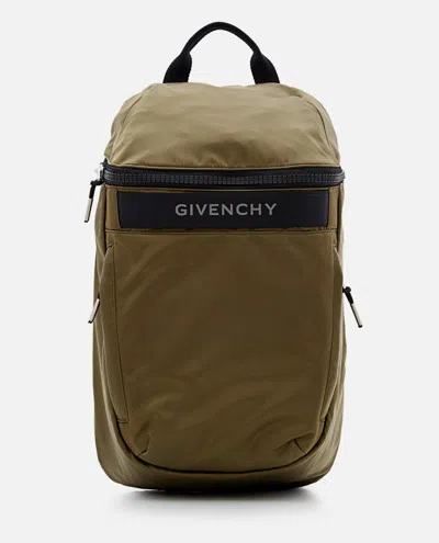 Shop Givenchy G-trek Backpack In Khaki
