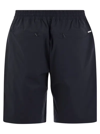 Shop K-way K Way Remisen Shorts In Technical Fabric