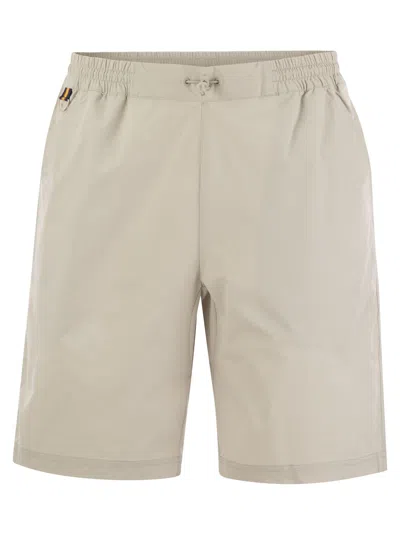 Shop K-way K Way Remisen Shorts In Technical Fabric