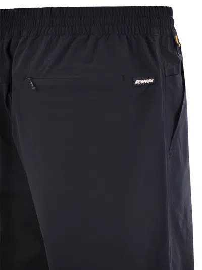 Shop K-way K Way Remisen Shorts In Technical Fabric