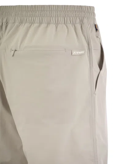 Shop K-way K Way Remisen Shorts In Technical Fabric