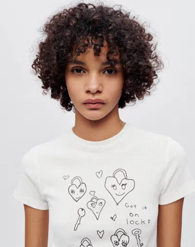 Shop Re/done 90s "baby Hearts" Tee