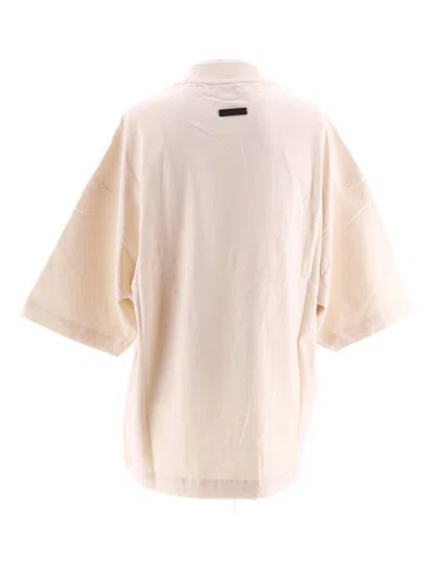 Shop Fear Of God T-shirts & Vests In Cream