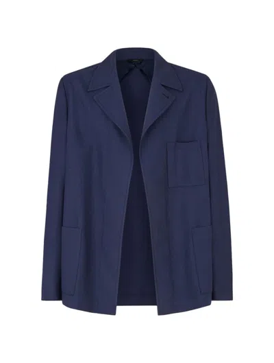 Shop Fendi Jacket In Blue