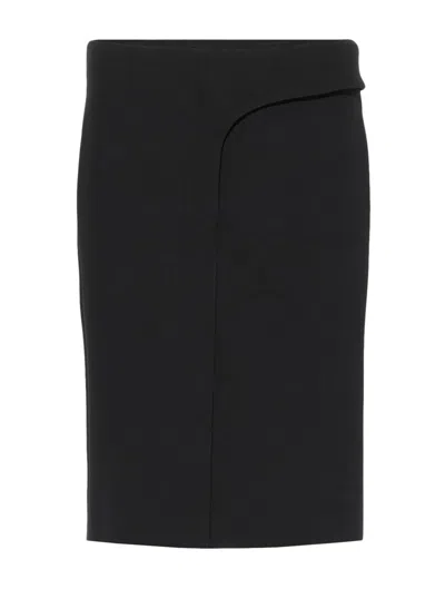 Shop Jacquemus Skirt In Black
