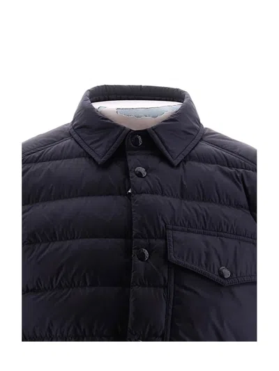 Shop Moncler Jackets In Baby Blue