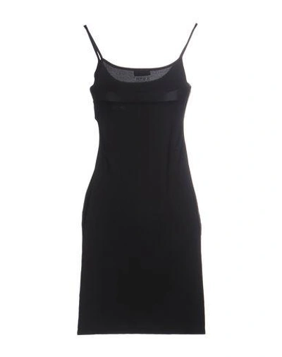 Shop Jil Sander Short Dress In Black