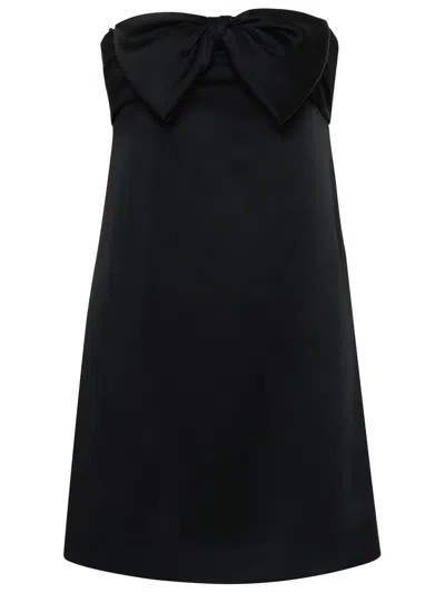 Shop Saint Laurent Black Acetate Dress