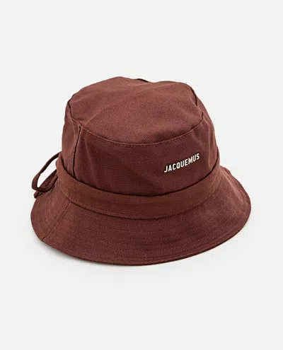 Shop Jacquemus Gadjo Bucket Hat In Brown