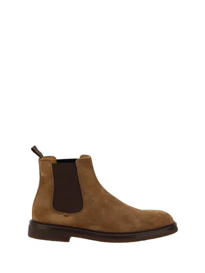 Shop Brunello Cucinelli Ankle Boots In C8831