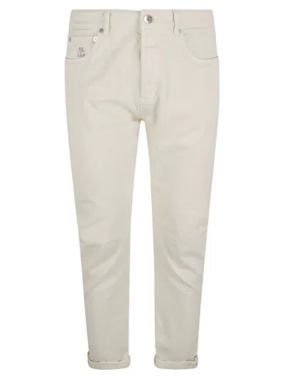 Shop Brunello Cucinelli Classic Buttoned Jeans In Default Title